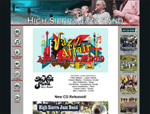 Tablet Screenshot of highsierrajazzband.com